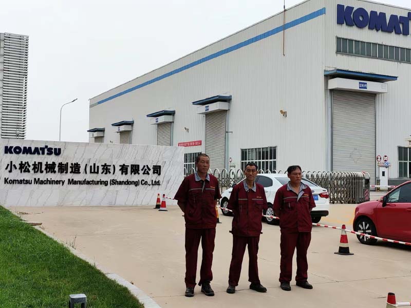 小松機械制造施工現場
